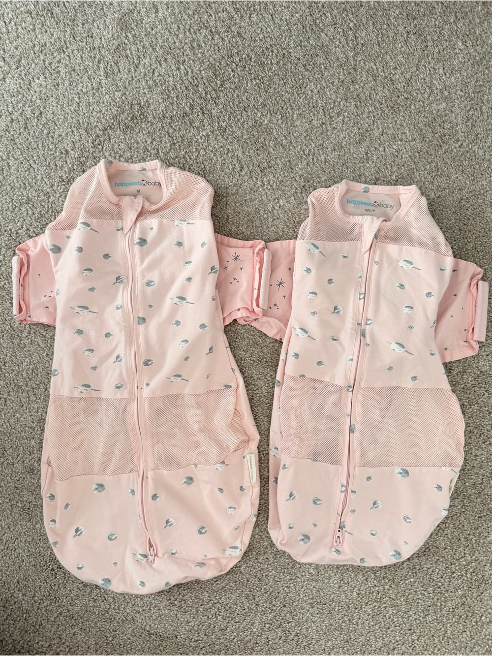 Happiest Baby Pink Mesh Panel Sleep Sack Swaddle for Kids